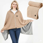 Wearable Heated Blanket with USB Power and Eight Heating Zones for Instant Warmth