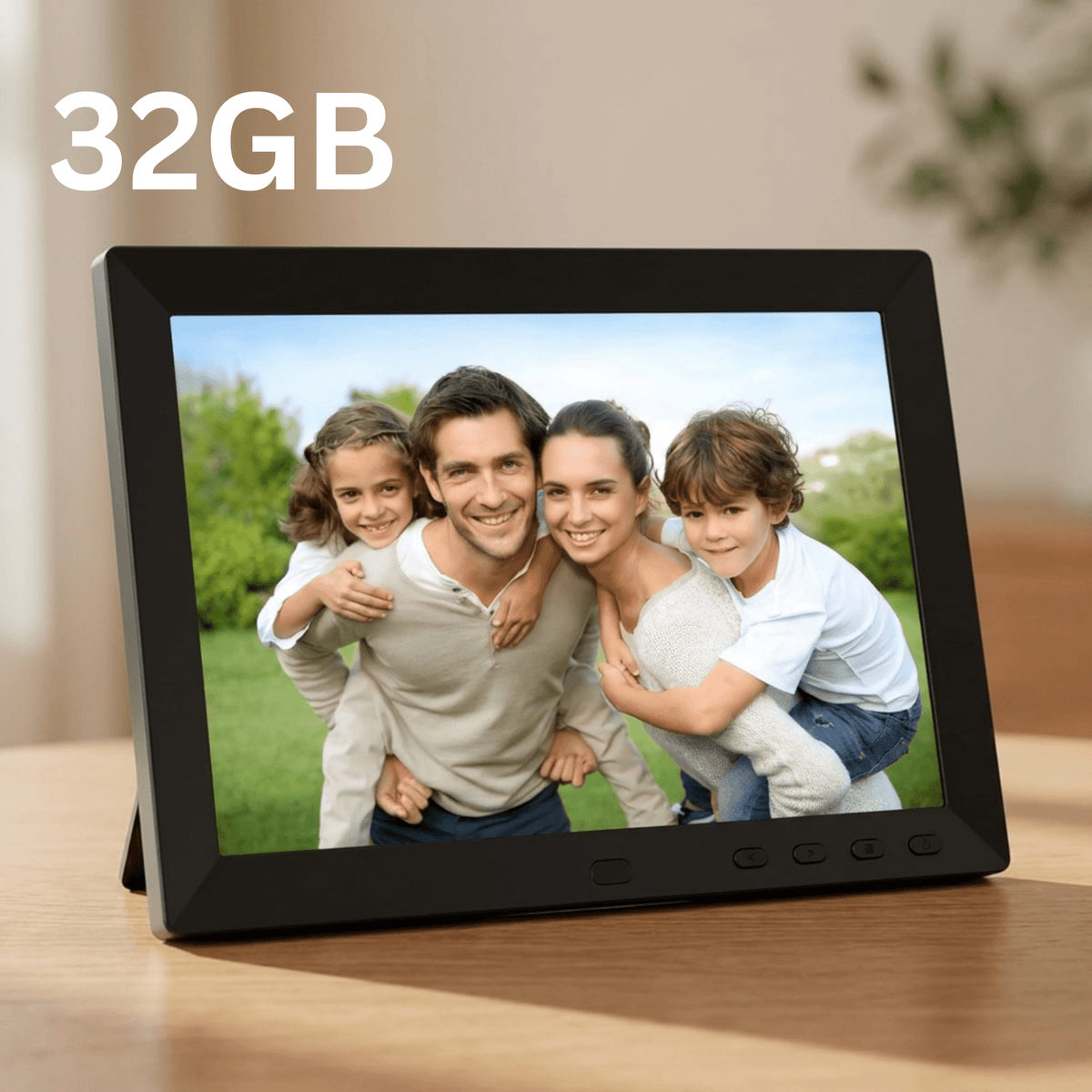 WiFi Digital Photo Frame with Touchscreen HD Display for Instant Photo Sharing - Sofitte