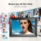 WiFi Digital Photo Frame with Touchscreen HD Display for Instant Photo Sharing - Sofitte