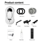 Robot Window Cleaner with 5600Pa Suction and AI Navigation for Streak-Free Glass