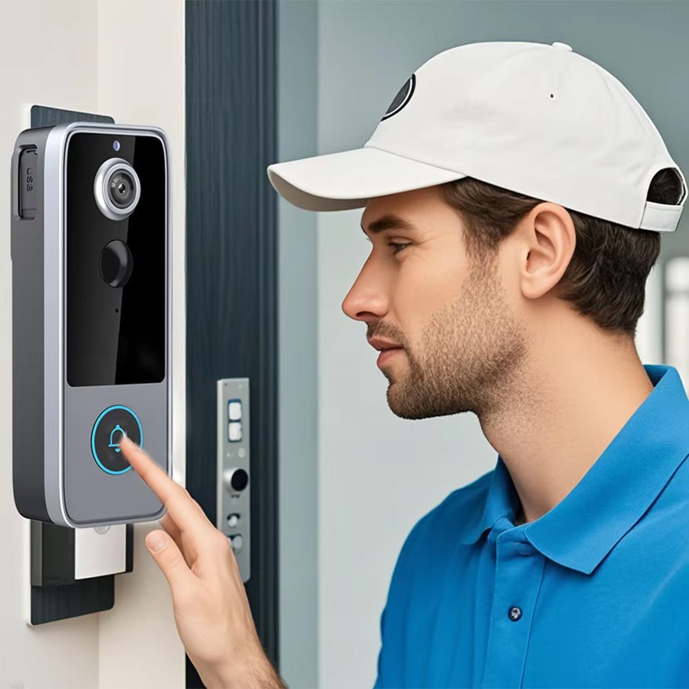 Wireless Video Doorbell with 1080P HD Video and No Monthly Subscription - Sofitte