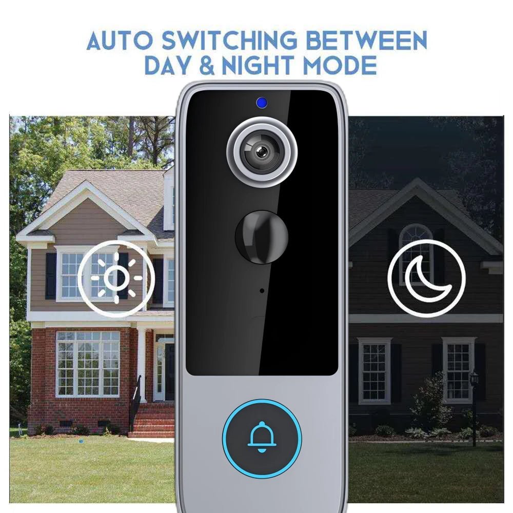 Wireless Video Doorbell with 1080P HD Video and No Monthly Subscription - Sofitte