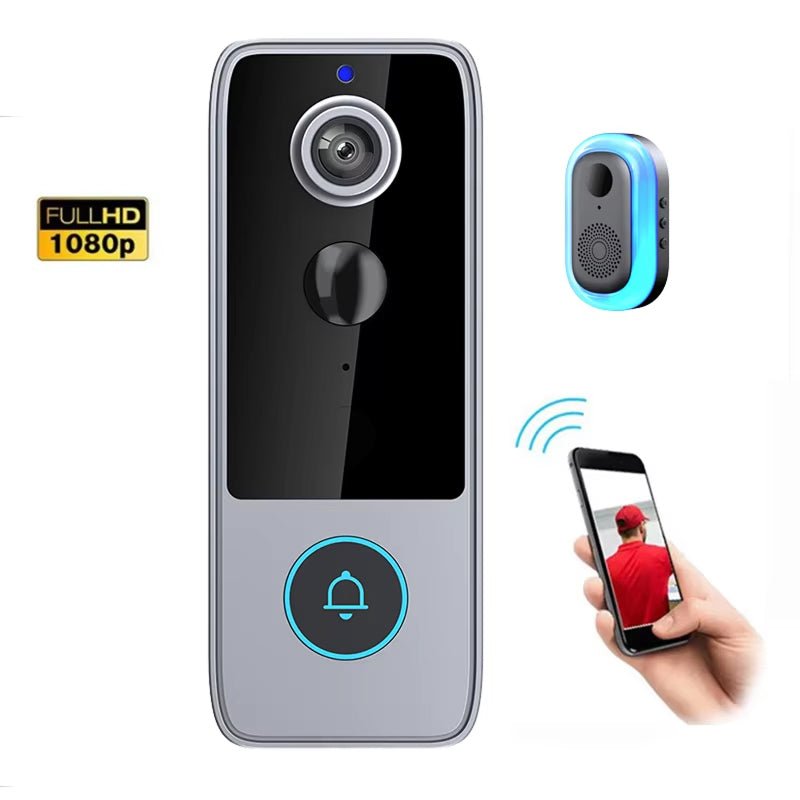 Wireless Video Doorbell with 1080P HD Video and No Monthly Subscription - Sofitte