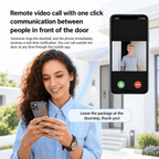 Wireless Video Doorbell with Camera and Indoor Chime for Easy Parcel Delivery - Sofitte