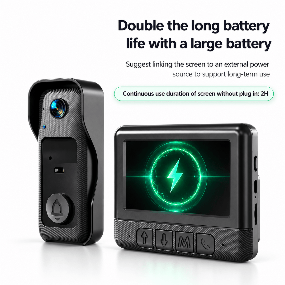 Wireless Video Doorbell with Camera and Indoor Chime for Easy Parcel Delivery - Sofitte