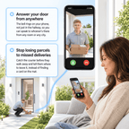Wireless Video Doorbell with Camera and Indoor Chime for Easy Parcel Delivery - Sofitte