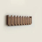 Wooden Coat Rack with Piano Key Design for Entryway and Hallway Storage - Sofitte